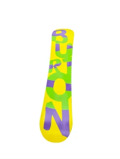 Used Burton SOCIAL Womens Snowboard Only Black And Tan 142 cm