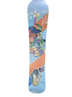Used Burton STIGMA 144CM SNOWBOARD Womens Snowboard Only Black 144 cm