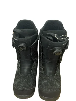 Used Burton SWATH BOA Mens Snowboard Boots Black Size 9