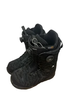 Used Burton SWATH BOA Mens Snowboard Boots Black Size 9