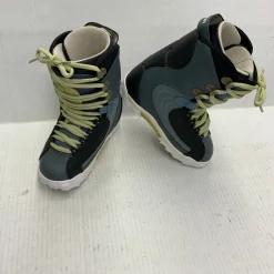Used Burton THE RULER Womens Snowboard Boots Grey Senior 6