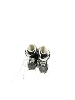 Used Burton TRIBUTE Womens Snowboard Boots Grey And Black Senior 7