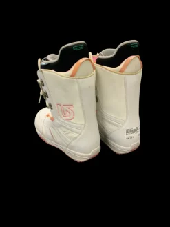 Used Burton WOMENS CASA Womens Snowboard Boots White Senior 8.5