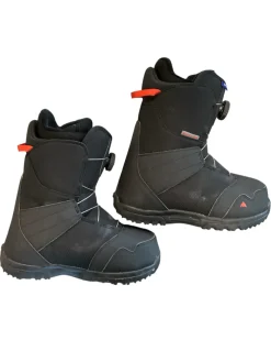 Used Burton ZIPLINE BOA Boys Snowboard Boots None Junior 06