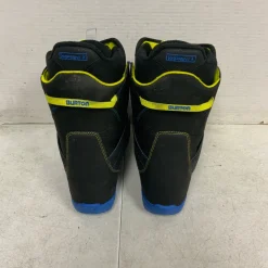 Used Burton ZIPLINE BOA Boys Snowboard Boots Black Junior 06