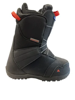 Used Burton ZIPLINE BOA SZ 4 Boys Snowboard Boots Black Junior 04