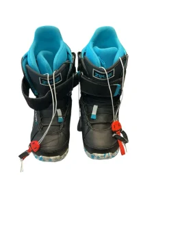 Used Burton ZIPLINE Womens Snowboard Boots Royal Blue Senior 5