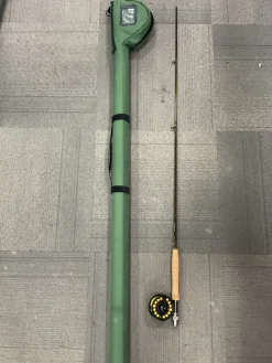 Used CABELAS THREE FORKS + PRESTIGE PLUS 2 Rod and Reel Combo