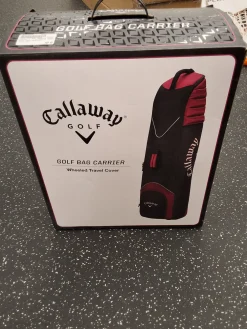 Used Callaway BAG CARRIER WHEELED Travel Bag Black