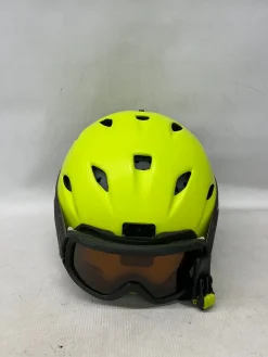 Used Carerra Snowsport Helmet Adult White And Optic Yellow L/XL