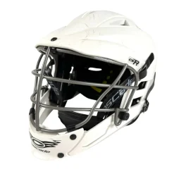 Used Cascade CS-R Lacrosse Helmet White Youth OSFM