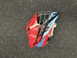 Used Cascade XRS Lacrosse Helmet Red One Size