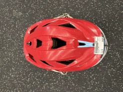 Used Cascade XRS Lacrosse Helmet Red One Size