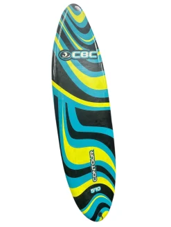 Used CBC CONTOUR Surfboard Yellow 5Ft 10In