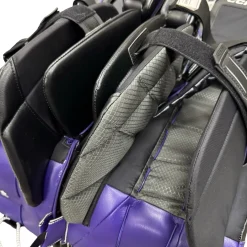 Used CCM AXIS 2 Goalie Leg Pads Senior Purple 35