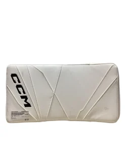 Used CCM AXIS 2.5 Junior Goalie Blocker White
