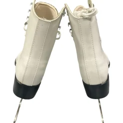 Used CCM CHAMPION DELUXE WomensFigure Skate White Senior 6