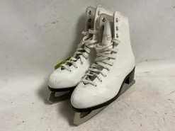 Used CCM CHAMPION DELUXE Girls Figure Skate White Junior 02