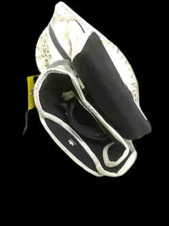 Used CCM E FLEX 5.5 Senior Goalie Catcher White