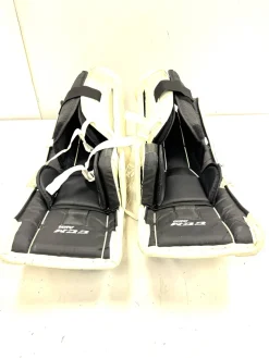 Used CCM E3.5 Goalie Leg Pads Junior White 30