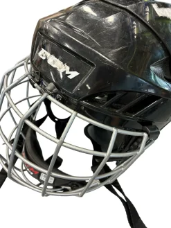 Used CCM FL40 Helmet Cage Combo Black SM