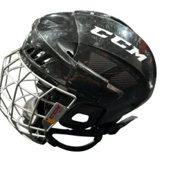 Used CCM FL40 NO CERT Helmet Cage Combo Black SM