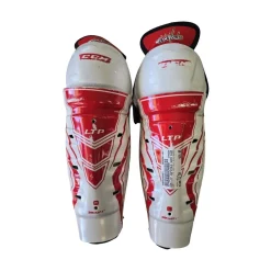 Used CCM LTP CAPITALS SHIN GUARDS Junior Shin Guards White 11