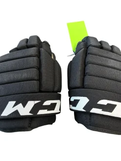 Used CCM LTP Junior Gloves Black 10"