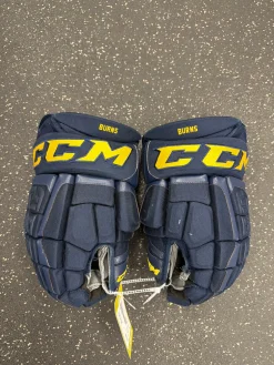Used CCM PRO Senior Gloves Navy Blue 14"