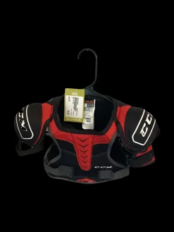 Used CCM QLT230 Youth Shoulder Pads XS