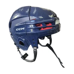 Used CCM TACK 70 HELMET SM Hockey Helmet Only Navy Blue SM