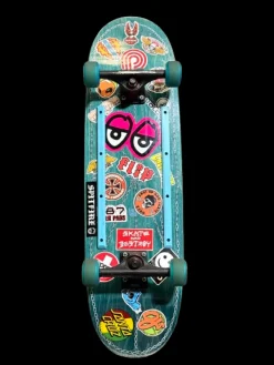 Used CCS CHAINLINK EGG SKATEBOARD Complete Skateboard Teal Regular
