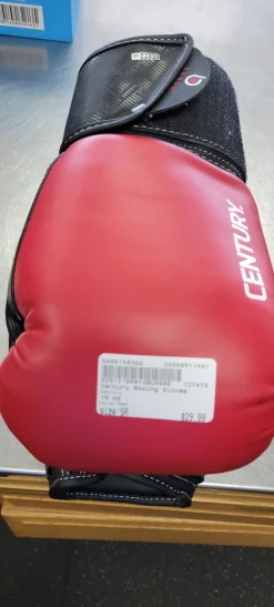 Used Century Boxing Gloves Red Senior