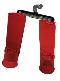 Used Century Martial Arts Shin Pads Red Senior