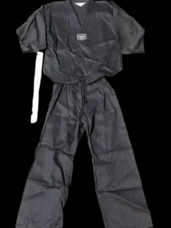 Used Century TKD AD MEDIUM GI SET Martial Arts Black MD