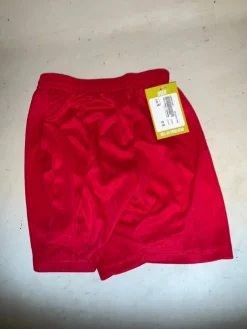 Used CHALLENGER TEAMWORK Soccer Shorts Yth Red MD