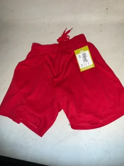 Used CHALLENGER TEAMWORK Soccer Shorts Yth Red MD