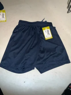 Used CHALLENGER TEAMWORK Soccer Shorts Yth Navy Blue MD