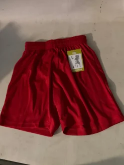 Used CHALLENGER TEAMWORK Soccer Shorts Yth Red MD