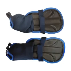 Used Champro Soccer Shin Guards Adult Royal Blue MD