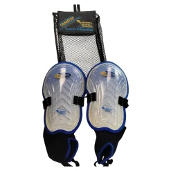 Used Champro Soccer Shin Guards Adult Royal Blue MD