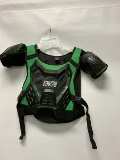Used CHEST PROTECTOR JR Junior Neck Brace Green