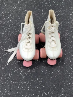 Used Chicago Child Roller Quad Skates White Youth 11.0