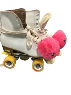 Used Chicago LADIES Senior Roller Quad Skates White Senior 9