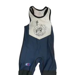 Used Cliff Keen Wrestling Singlet Navy Blue XXXS