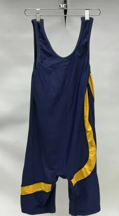 Used Cliff Keen Wrestling Singlet Navy Blue MD