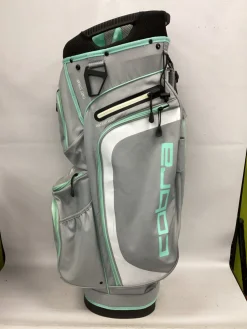 Used Cobra 14 SLOT WOMENS CART BAG Womens Cart Bag Silver