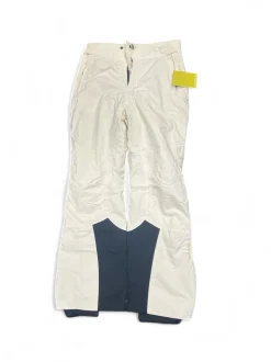 Used Columbia SNOW PANTS Adult Racing Suit White SM