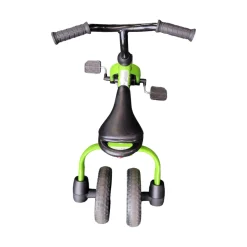 Used CONFIDENT PANDA 2 IN 1 KIDS BIKE Training Wheel Bike Boys Green 12