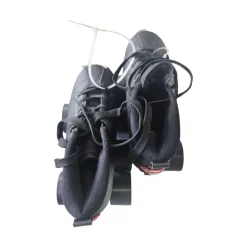 Used CRAZY ROCKET QUAD SKATES 12Y-2 Junior Roller Quad Skates Black Adjustable